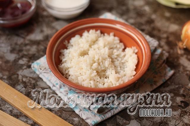 Готовим на сковороде самые вкусные ленивые голубцы из фарша с рисом и свежей капустой