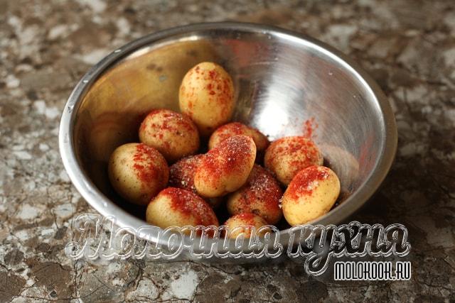 Приправленный картофель