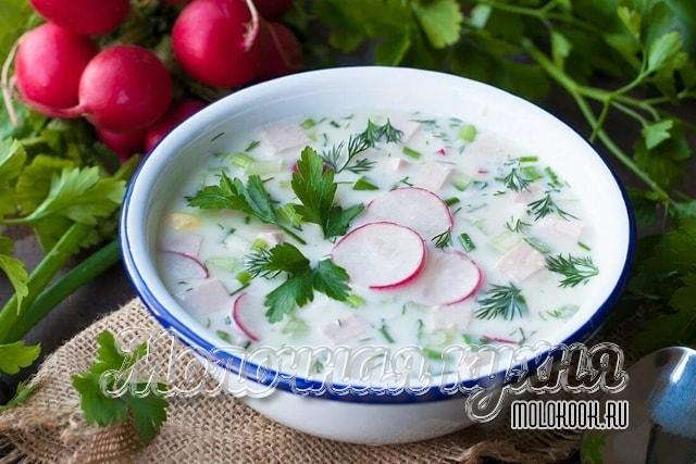 Окрошка готова