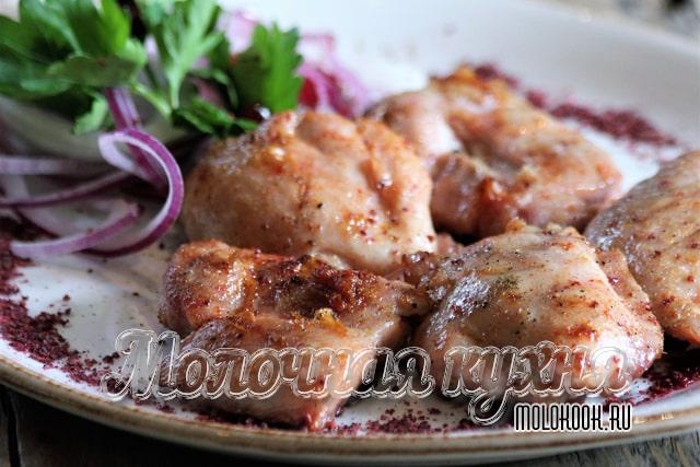 Нежирный диетический куриный шашлык