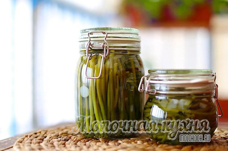 Рецепт маринованной черемши