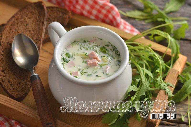 Рецепт классической окрошки на кефире