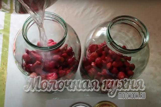 Наливание кипятка