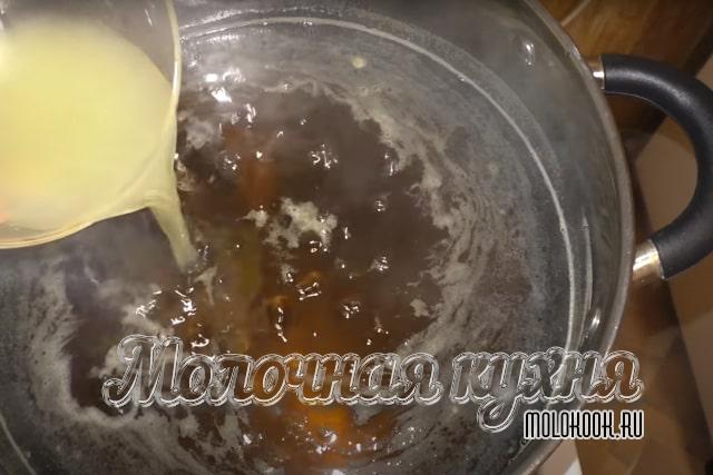 Добвление сока лимона