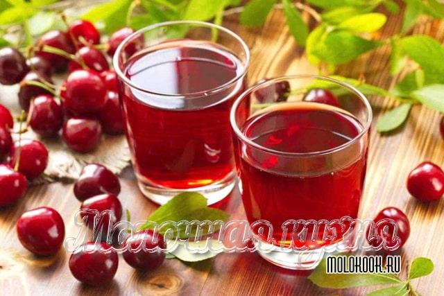 Компот из черешни в трехлитровых банках