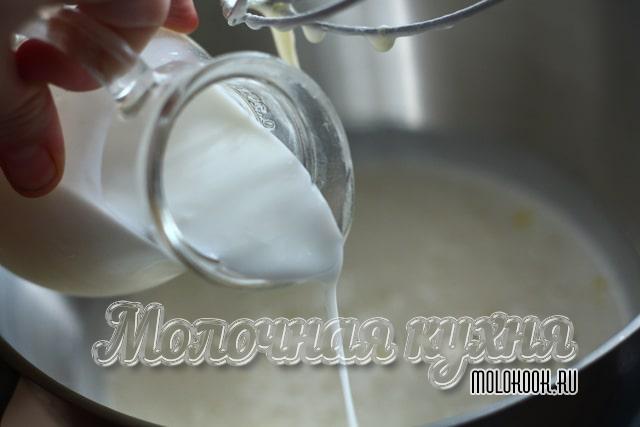 Добавление кефира