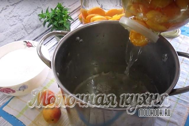 Выливание настоя