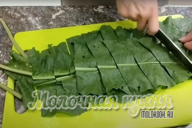 Резка хрена