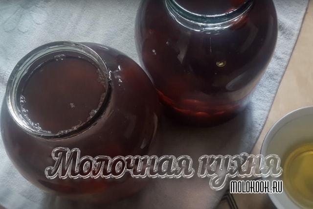 Кипяток налит