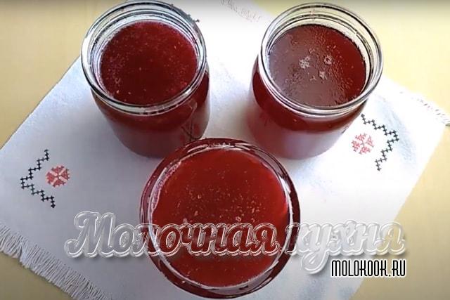Заготовка остывает в банках