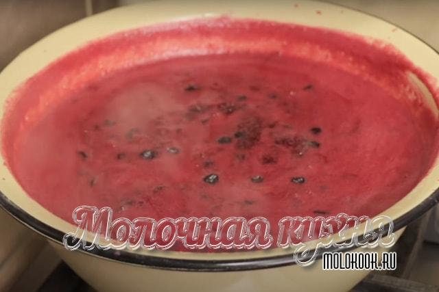 Варка ягодной массы