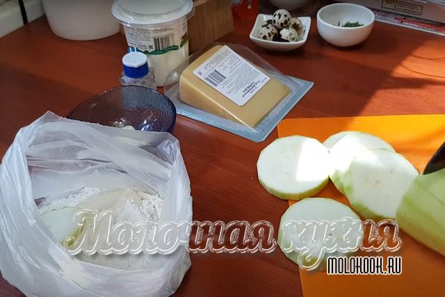 Процесс нарезки и панировки