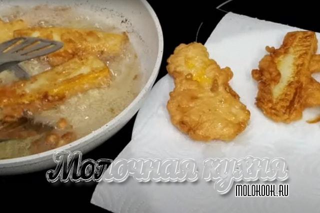 Закуска после обжарки