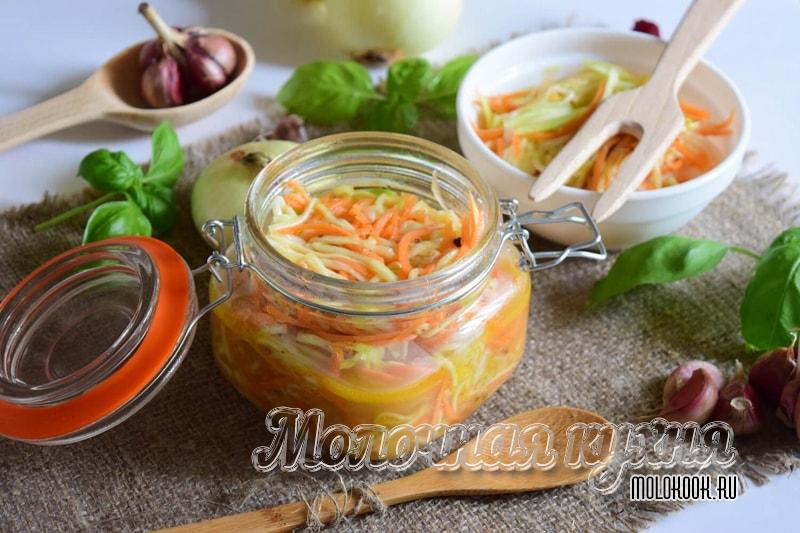 Рецепт самых вкусных корейских кабачков, чтобы есть сейчас