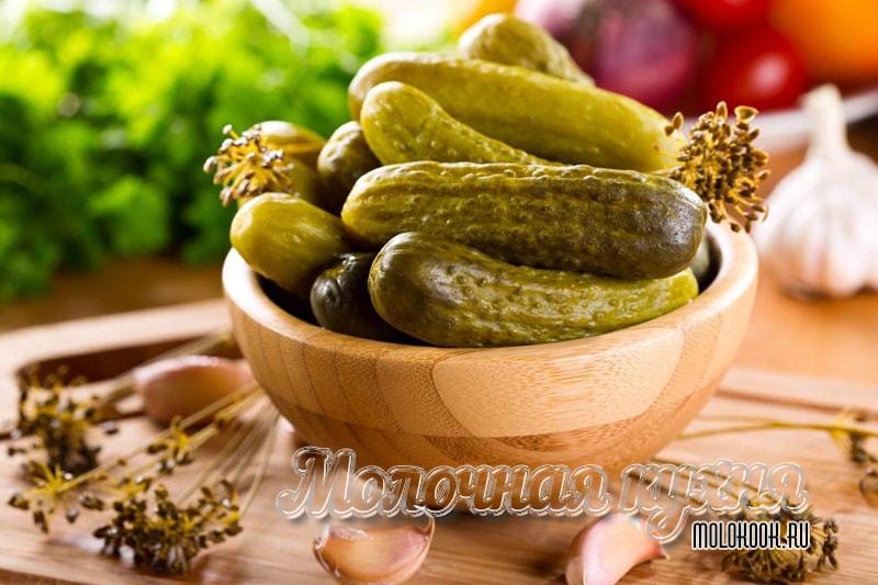 Классический рецепт хрустящих малосольных огурцов