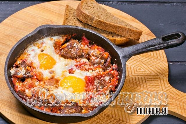 Вариант приготовления с сыром и баклажанами 