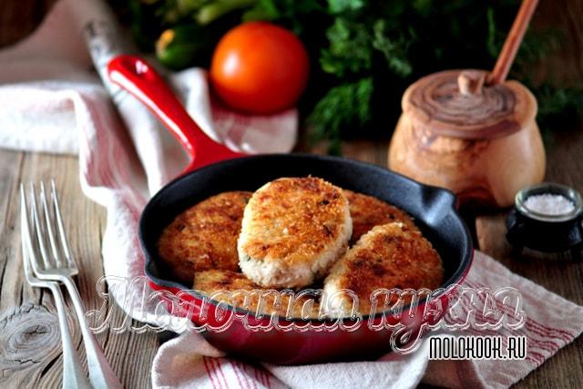 Жареные котлеты из куриного мяса в сухарях