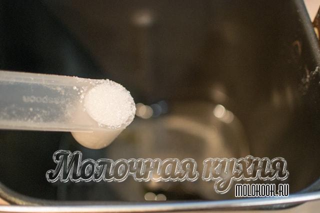 Добавление сахарного песка