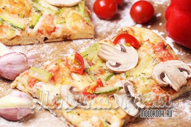 Пицца, приготовленная на рассоле