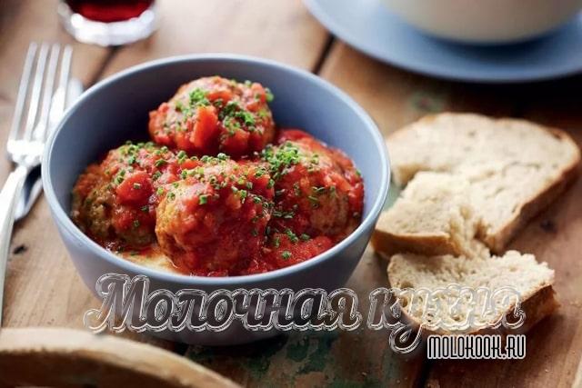 Индюшиные котлетные шарики с картофелем
