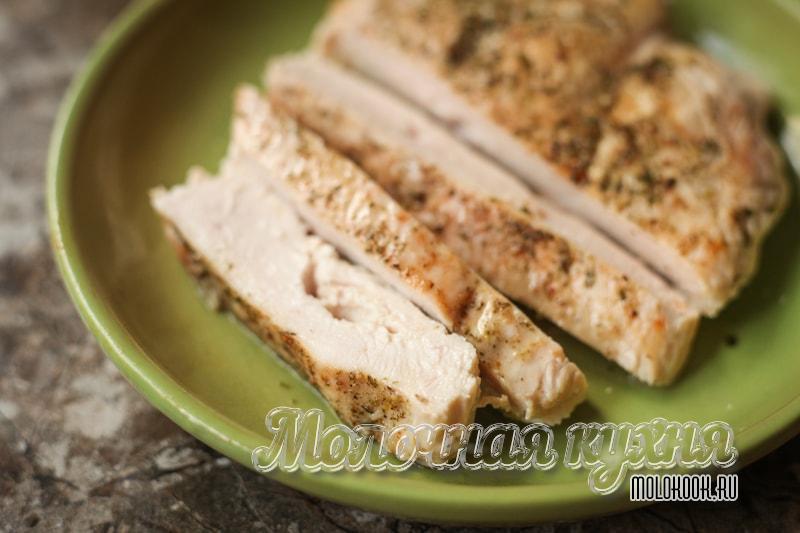 Жареная курица на сковороде без масла