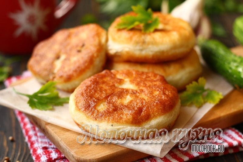 Супер пышные пирожки на сковороде