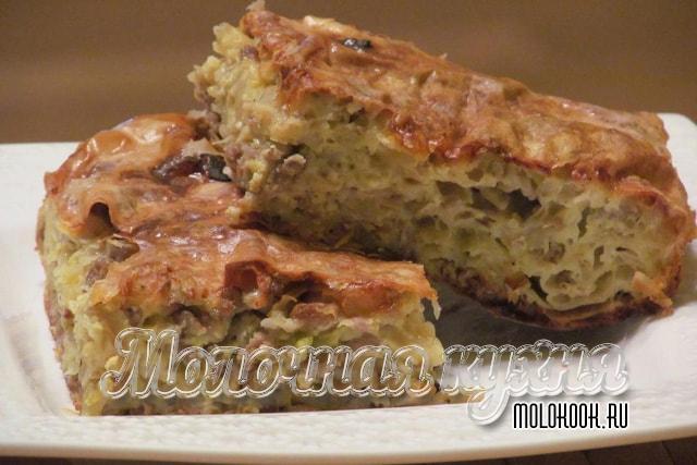 Вариант приготовления с манной крупой и грибами