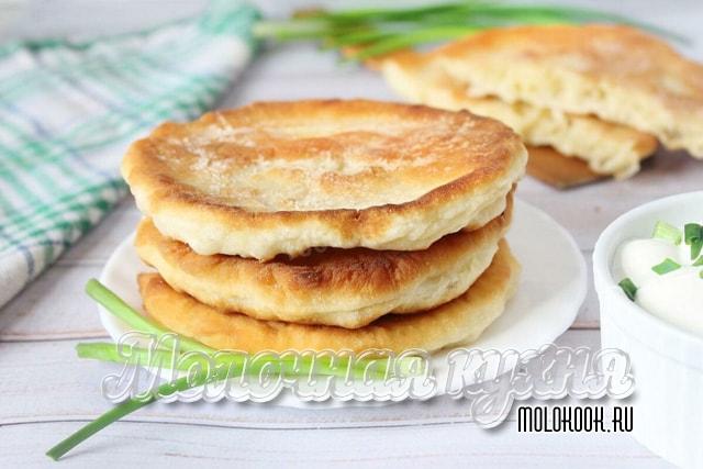 Быстрый рецепт лепешек на кефире