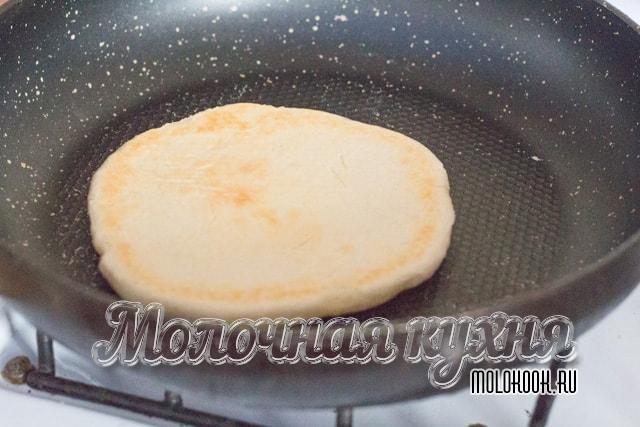 Лепешка перевернута