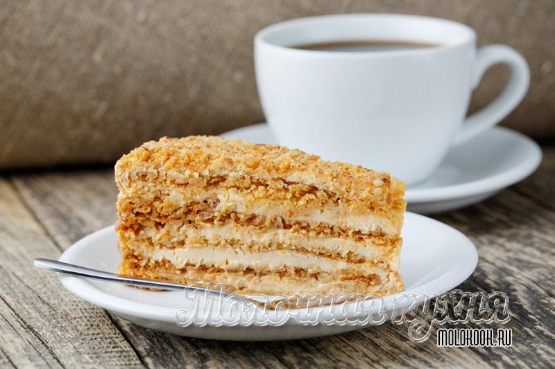Самый лучший торт Медовик с кремом из сметаны