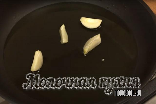 Обжаривание чеснока