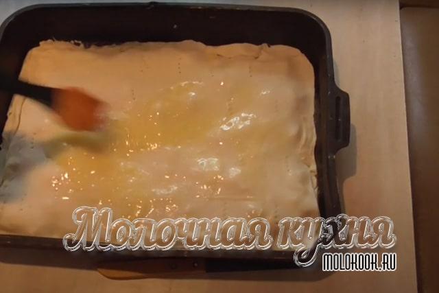 Смазывание взбитым яйцом