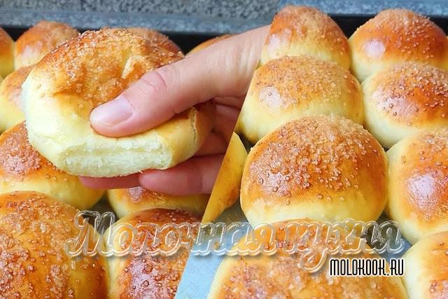 Булочки из творожного теста без дрожжей