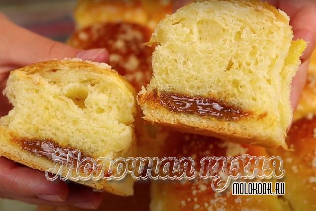 Булочки из сдобного теста как пух