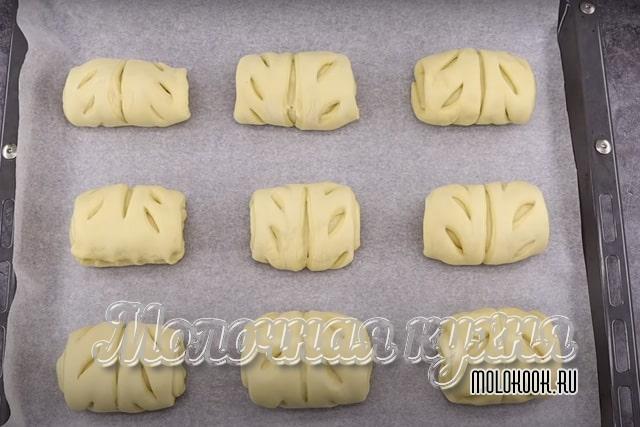 Булочки свернуты