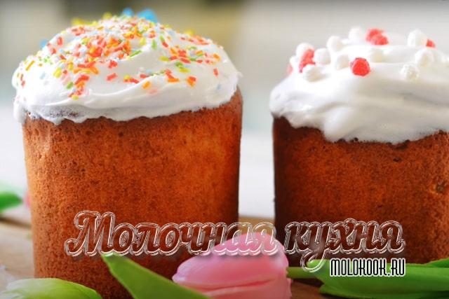 Рецепт куличей на творожном сыре с белым шоколадом