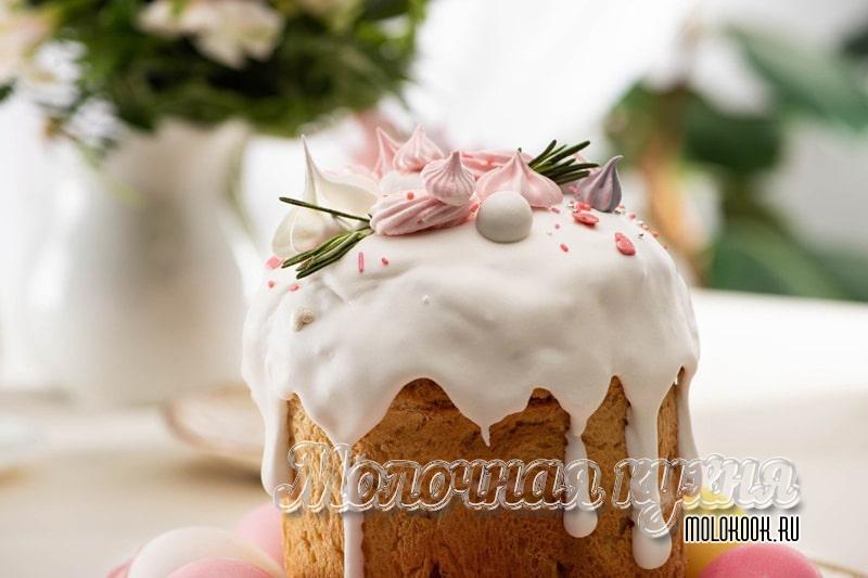 Рецепты желатиновой глазури для пасхальных куличей