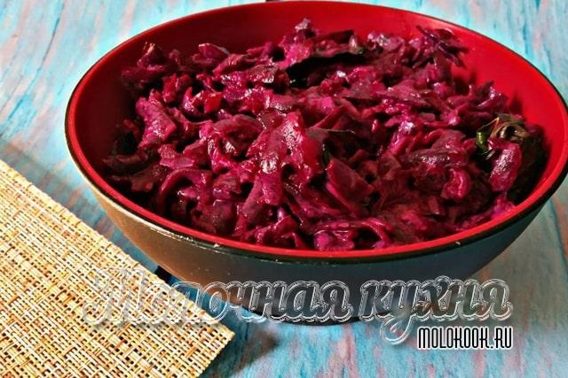 Рецепт с вареными овощами
