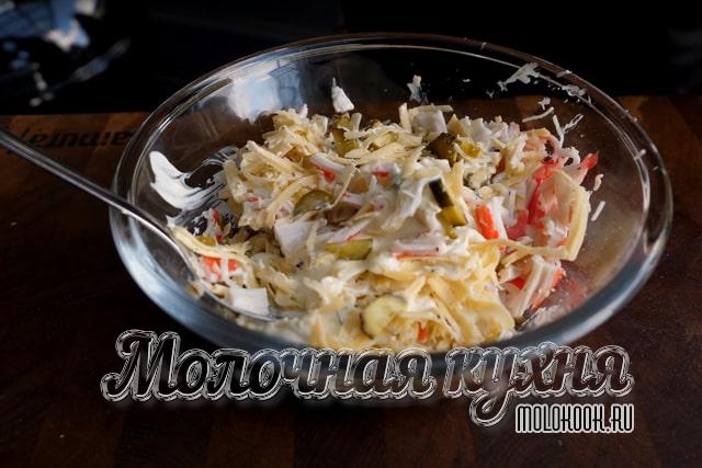 Рецепт крабовой начинки для картошки