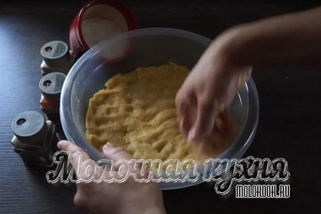 Компоненты блюда перемешаны