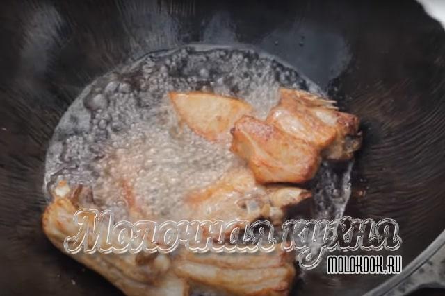 Обжаривание мяса