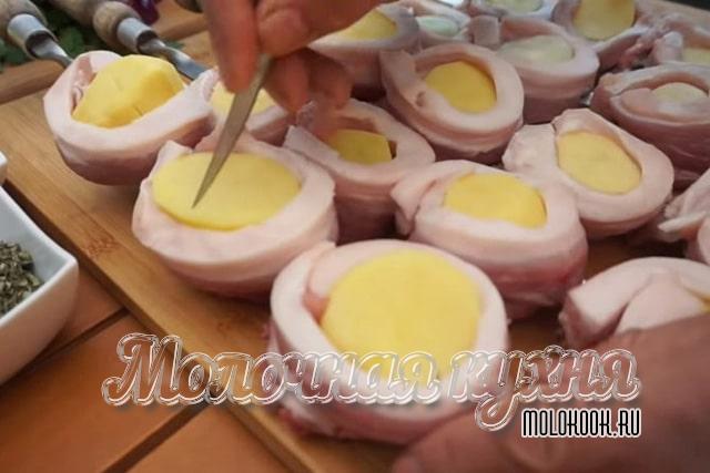 Прорезание картошки