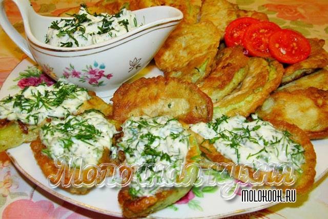 Вкусные рецепты кабачков в кляре, жаренных на сковороде