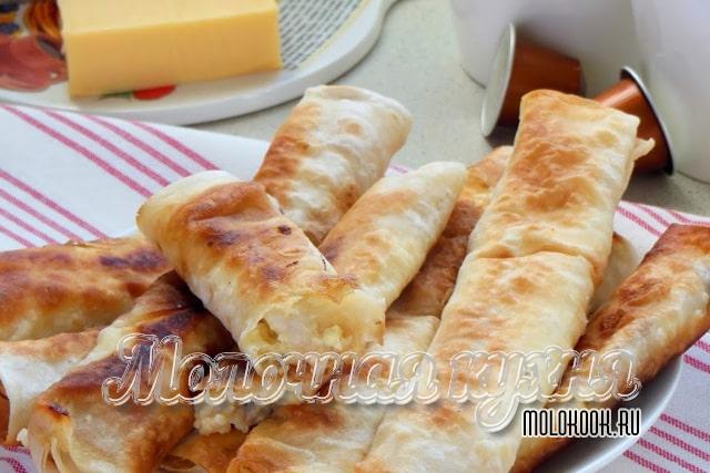 Готовим вкусный завтрак из лаваша