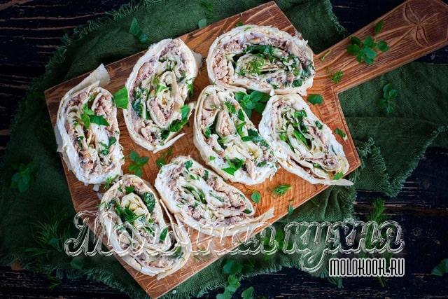 Готовим вкусный завтрак из лаваша
