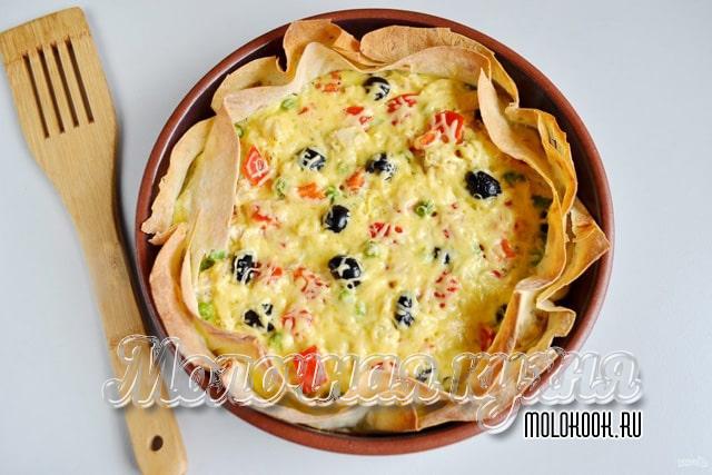Готовим вкусный завтрак из лаваша