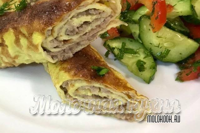 Готовим вкусный завтрак из лаваша