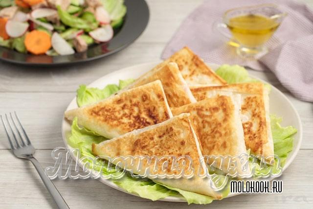 Готовим вкусный завтрак из лаваша