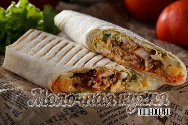 Готовим вкусный завтрак из лаваша