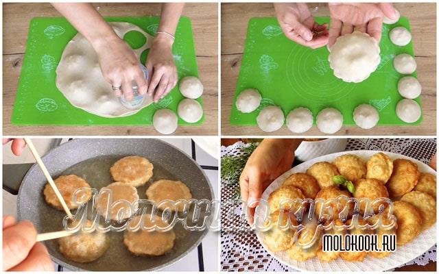 Самые вкусные рецепты жареных пирожков с картошкой на сковороде